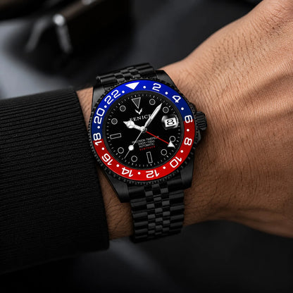 Police Noir GMT